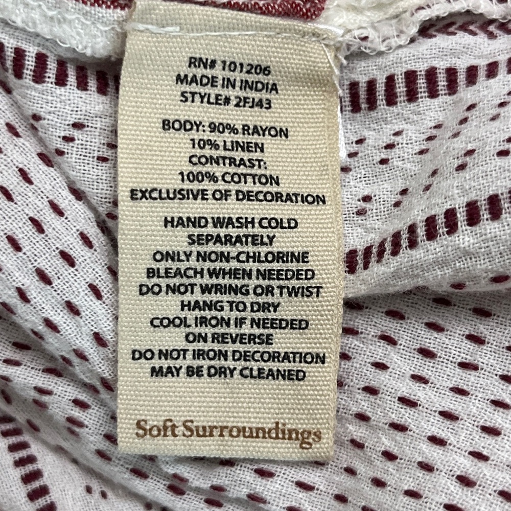 Soft Surroundings Multicolor Striped Button Down … - image 8